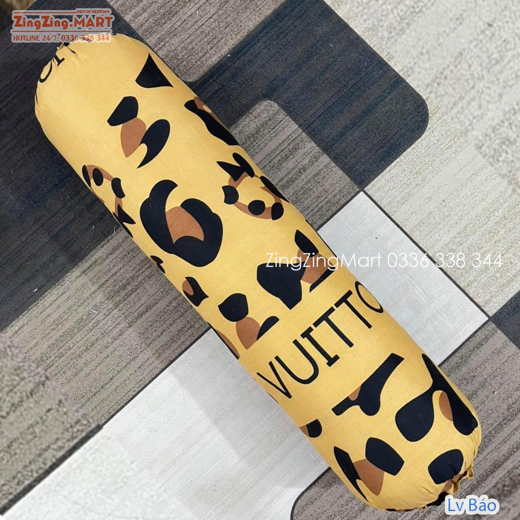 Vỏ Gối Ôm Cotton Poly Mẫu Đào Cam Siêu Đẹp
