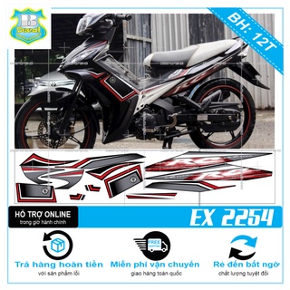 Tem rời ex 2010 rc xám đen 2254
