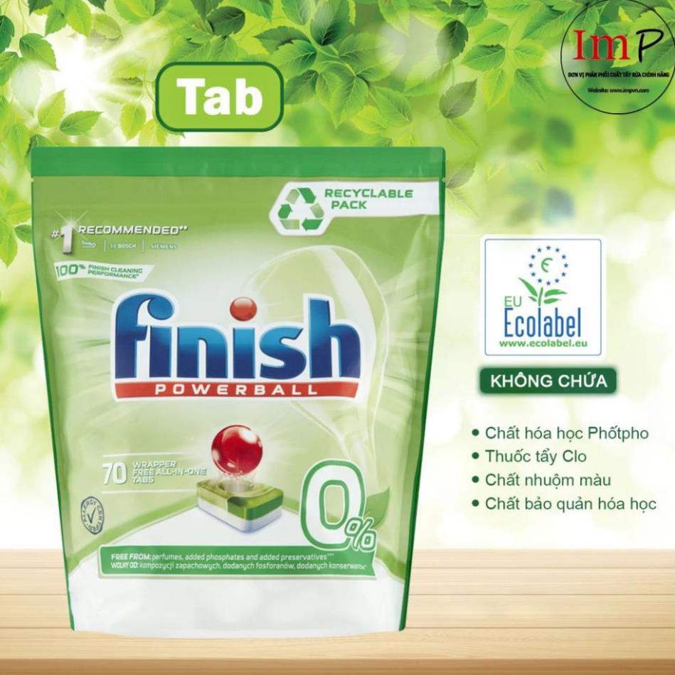 Viên rửa bát Finish Power Eco 0%
