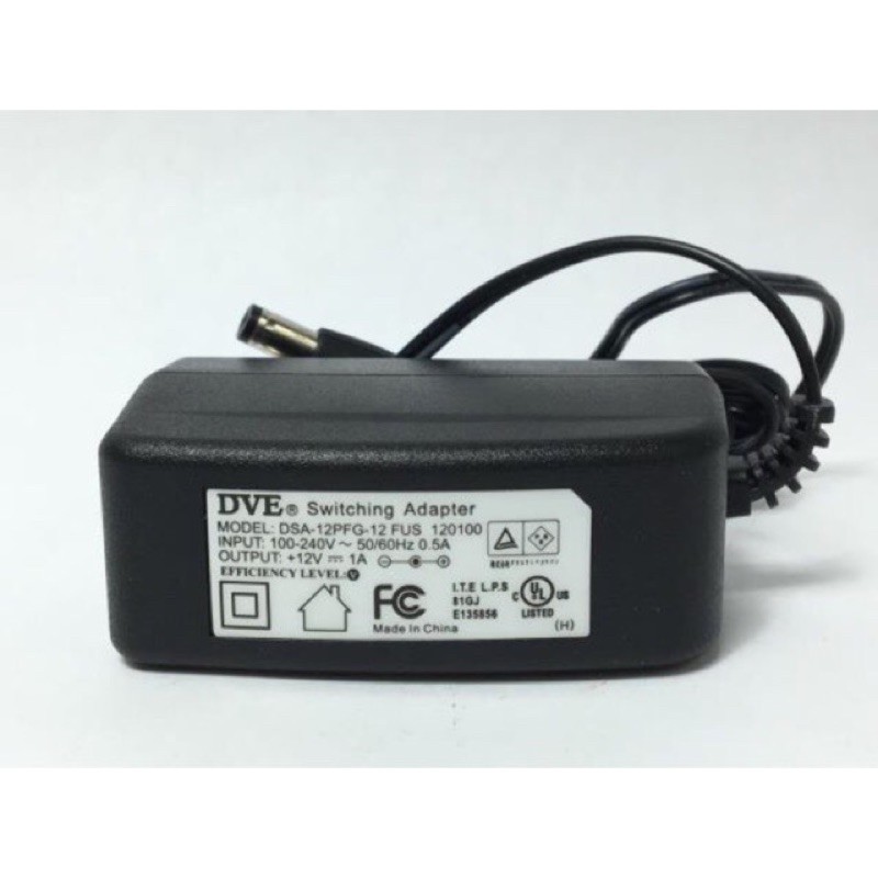 Nguồn DC 12V-1A DVE