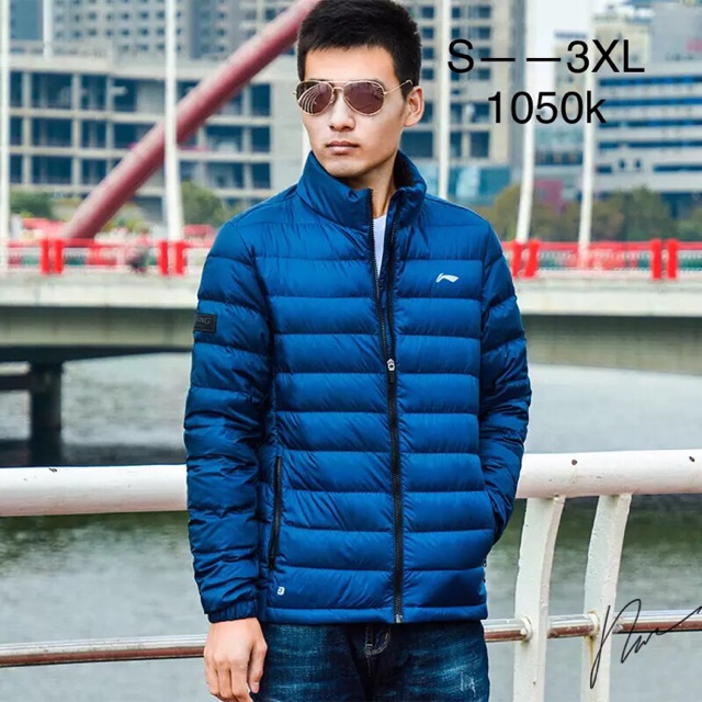 Áo phao lông vũ nam Lining kèm ảnh thật