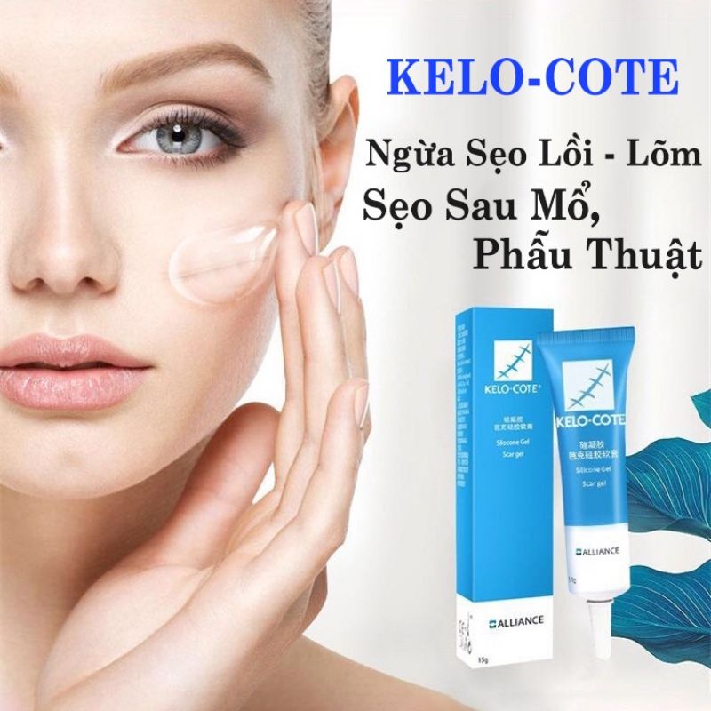 [Nhập khẩu chính hãng] kelo cote làm mờ sẹo , giảm vết thâm tuyt 6g và 15g