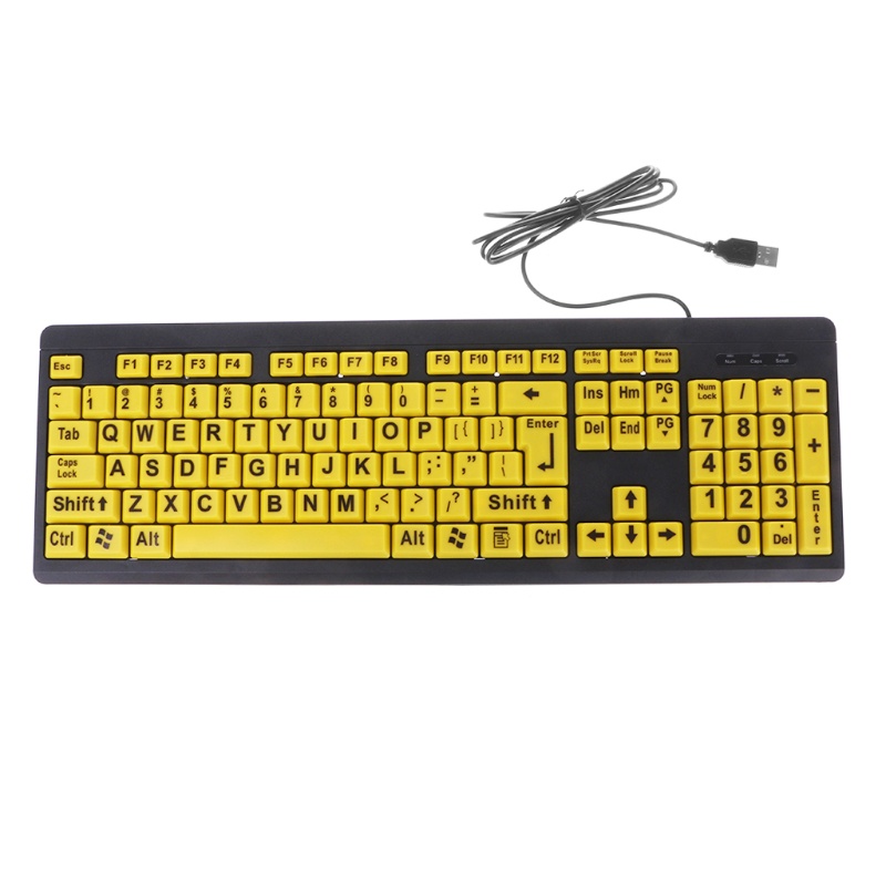 Bàn Phím Có Dây Usb Cho Học Sinh PC Toàn Bộ Kích Thước Tiếng Anh Versio