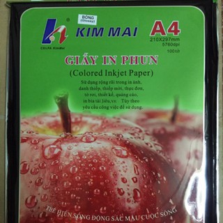 Giấy in phun Kim Mai ĐL 135