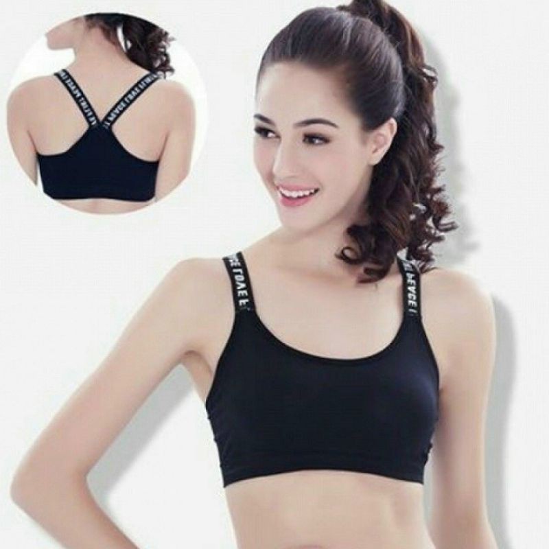 áo bra thể thao dây chữ