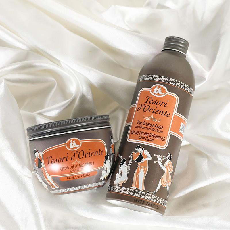 (Có tem chống giả) Kem Dưỡng Thể Tesori D' Oriente Hương Nước Hoa 300ml - Hoa Sen