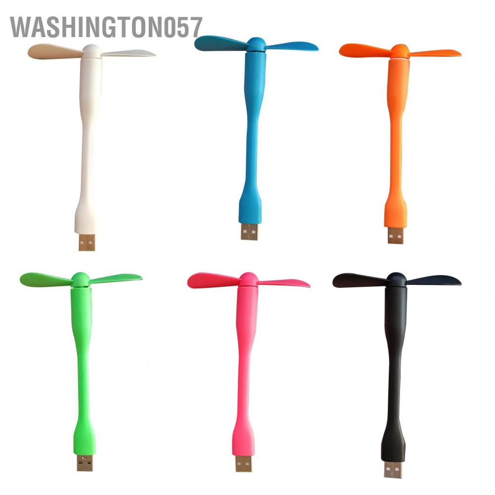 Hàng Hot Quạt USB mini Cực kỳ yên tĩnh An toàn Có thể tháo rời Túi cầm tay để Đi du lịch Cắm trại Câu cá Hàng giao ngayWashington057