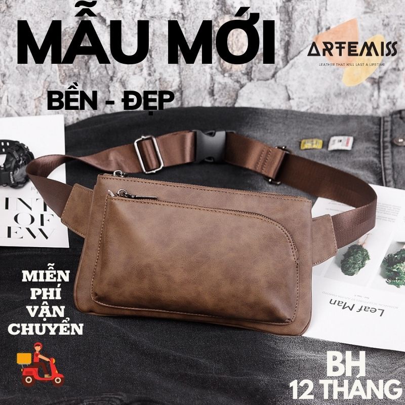 Túi bao tử nam nữ ⚡FREESHIP⚡da cô điển bền đẹp,cao cấp, lịch lãm. BH 12t Tặng Vớ nam 86U9