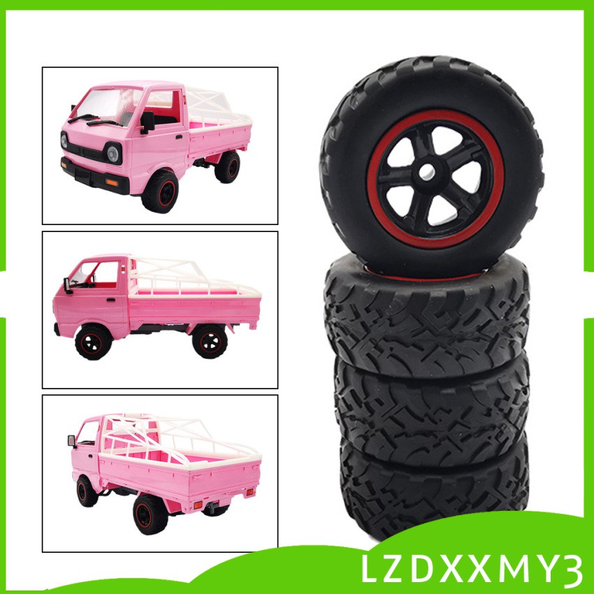 Set 4 Bánh Xe Thay Thế Cho Xe Hơi Điều Khiển Từ Xa WPL D12 Lzdxxmy3