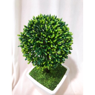 Thành phẩm - Chậu Tú Cầu trang trí để bàn giá rẻ, chậu hoa xinh decor nhà cửa, hoa giả decor xinh xắn