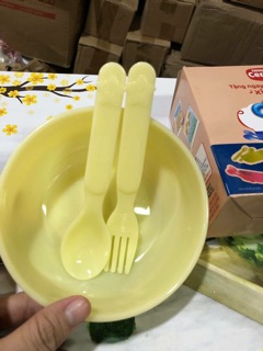 Set 3 Bộ chén muỗng Hàng km Nestle