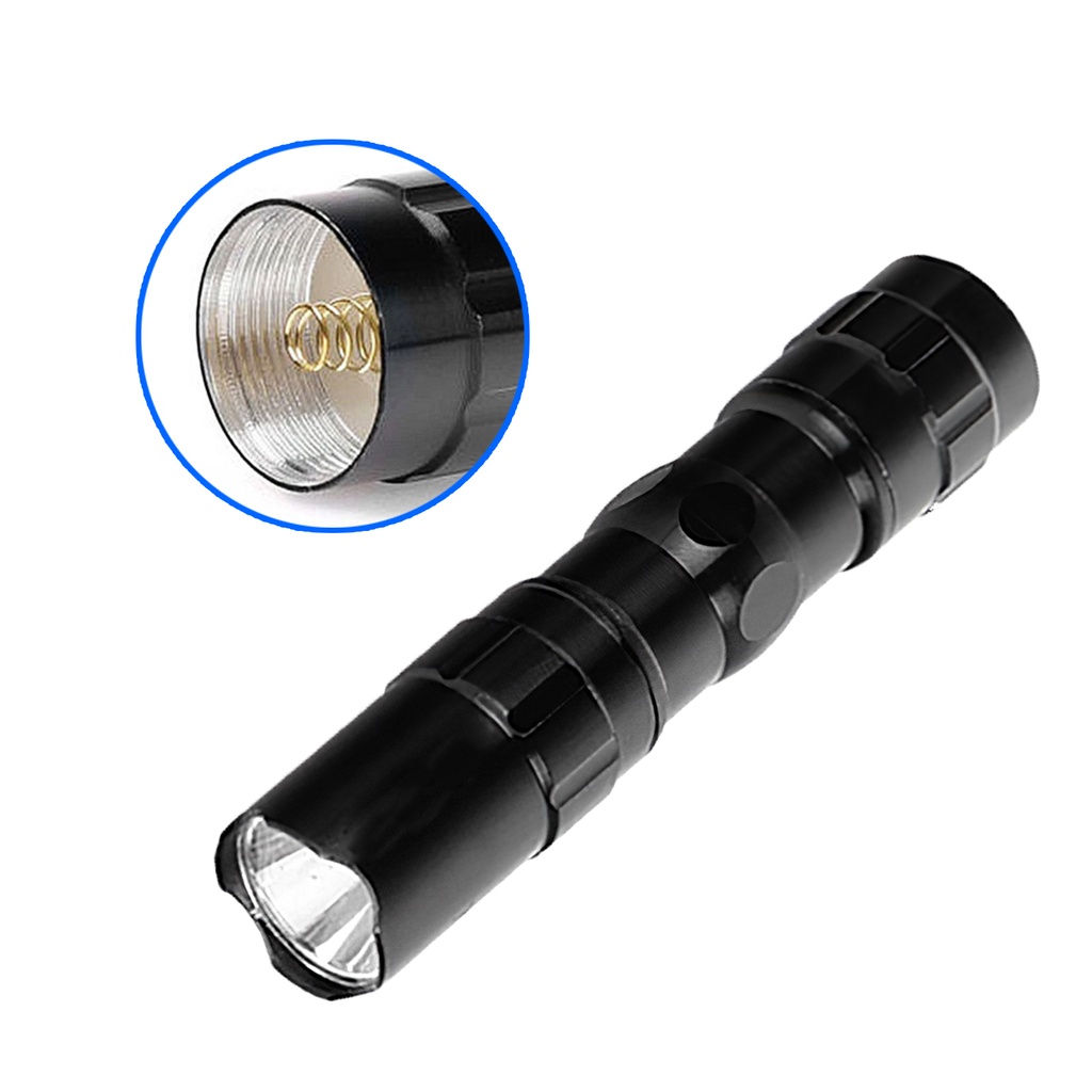 [Kitch]LED Small Flashlight Aluminum Alloy Handheld Light Long Lifespan Outdoor Flashlight Waterproof Hiking Flashlight