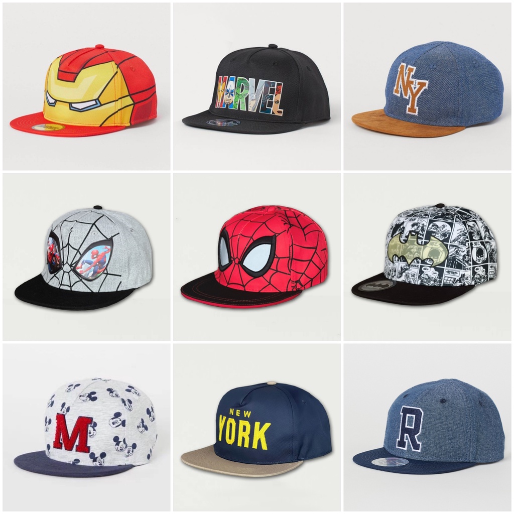 Mũ nón snapback cho bé trai xuất khẩu giá rẻ