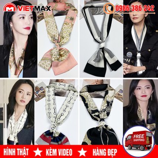 💎 Khăn Lụa Kích Thước 145x15 cm Đa Năng Hàn Quốc