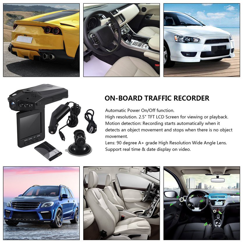 Camera Hành Trình Xe Hơi Full Hd 1080p, Màn Hình 2.5 Inch | BigBuy360 - bigbuy360.vn