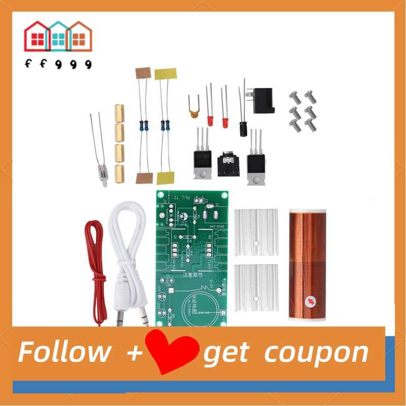 Ffggg Tesla Coil Module Plasma Speaker DIY Electronic Kit Tool 15W DC 15‑24V 2A