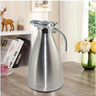 Phích đựng nước lạnh, bia, nước ép bằng inox có quai 2 lít bình giữ cách nhiệt Model20049