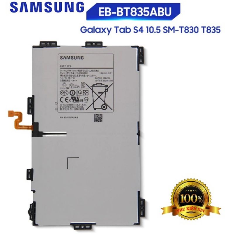 Pin Samsung Galaxy Tab S4 10.5 SM-T830 T835 T830 SM-T835 bảo hành 6 tháng đổi mới.