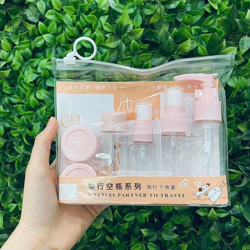 Bộ kit chiết mỹ phẩm du lịch cao cấp