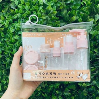 Bộ kit chiết mỹ phẩm du lịch cao cấp