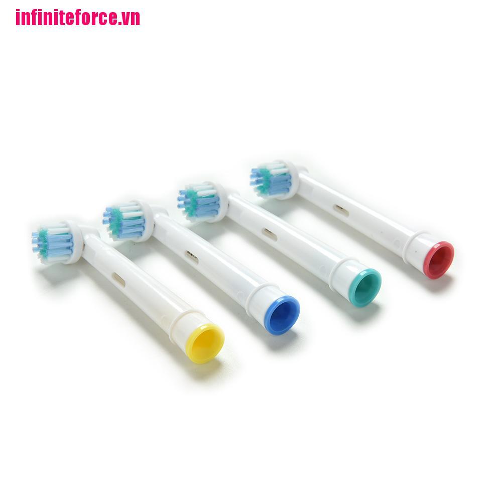 Bộ 4 Đầu Bàn Chải Đánh Răng Eb17-4 Thay Thế Cho Braun Oral B
