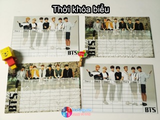 Thời khoá biểu BTS