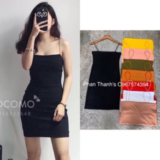 Đầm body hai dây