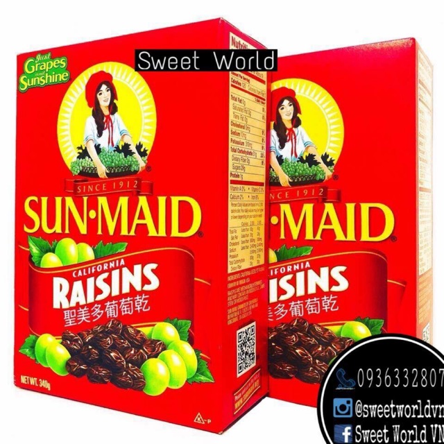Nho khô Sun-Maid (340g) - Mỹ