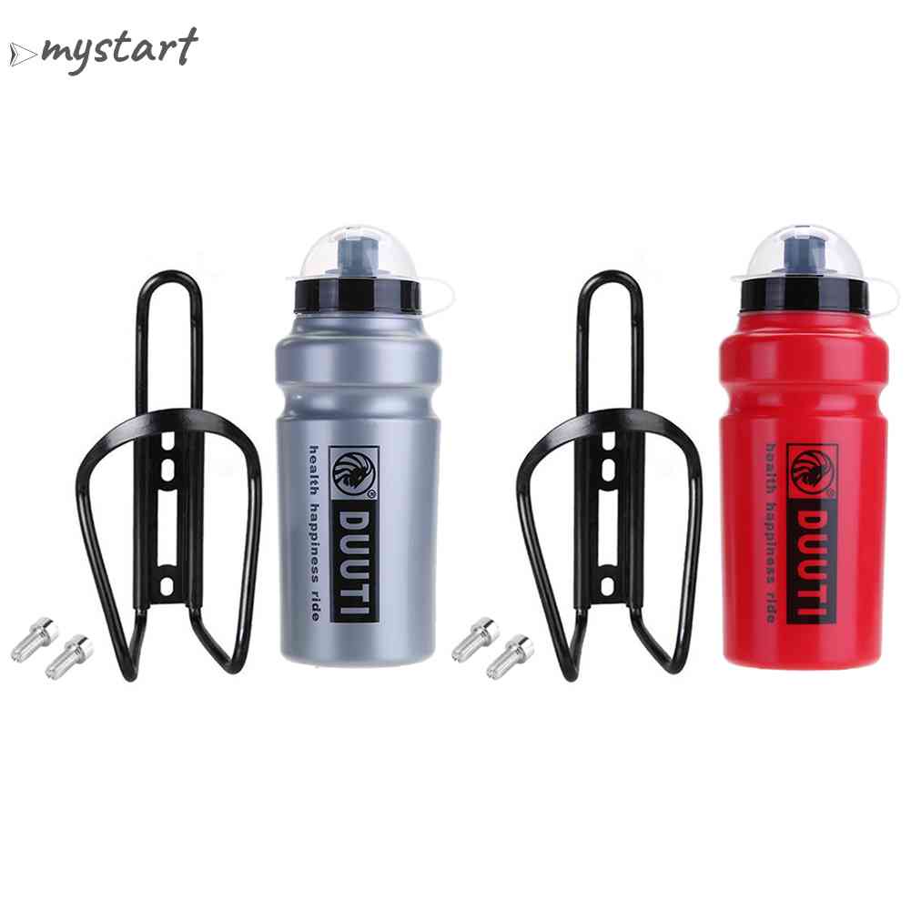 Bình Nước Duuti 500ml Kèm Giá Đỡ Bình Nước Cho Xe Đạp