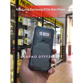 Nắp Lưng Samsung S10e Đen prism Zin Hãng