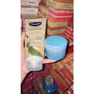 Bộ đôi trắng da ( bạch ngọc liên + váeline vàng)