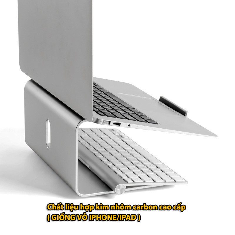 [CAO CẤP] Giá đỡ laptop trên bàn xoay 360