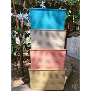 RỔ ĐỰNG ĐỒ ĐA NĂNG CÓ NẮP VIỆT NHẬT