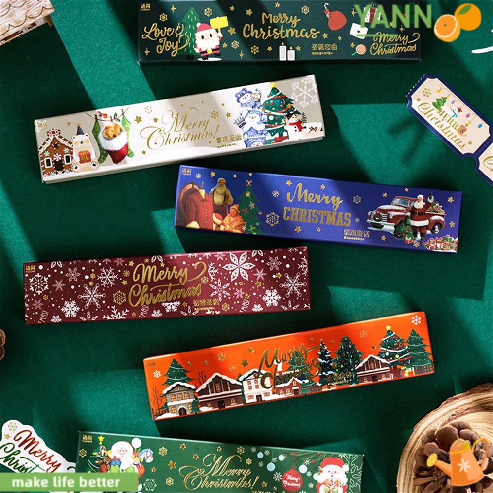 Bộ 36 Miếng Dán Dùng Trang Trí Album Chủ Đề Giáng Sinh