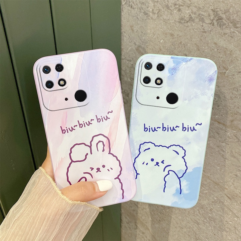 Vỏ Redmi 10c Ốp Lưng Tranh Sơn Dầu Vỏ Điện Thoại Dễ Thương Bảo Vệ Camera Full Coverag Họa Tiết Bên Ốp Lưng Điện Thoại Vỏ Mềm Vỏ Điện Thoại