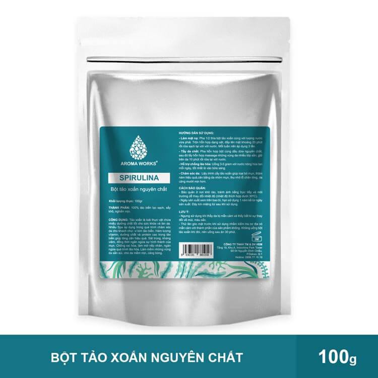 Bột Tảo Xoắn Nguyên Chất Aroma Works Spirulina Powder