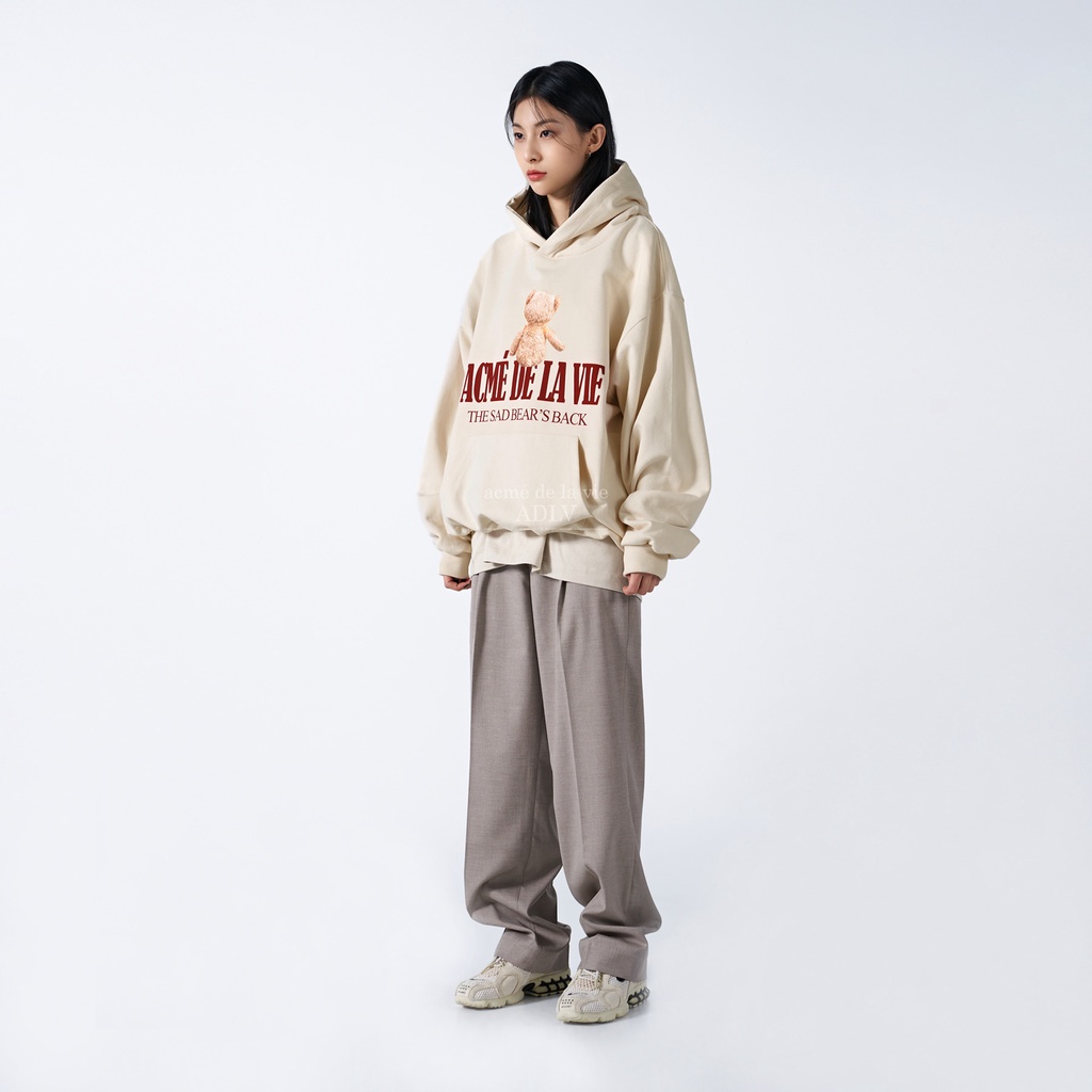 Áo hoodie ADLV sad bear pullover unisex nam nữ form rộng best quality