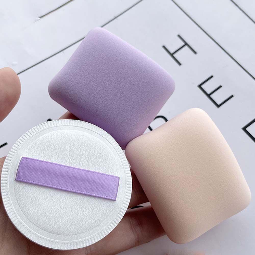 Mút Đánh Phấn Nền Siêu Mềm Hình Chữ Nhật / Tròn / Chữ Nhật Màu Tím