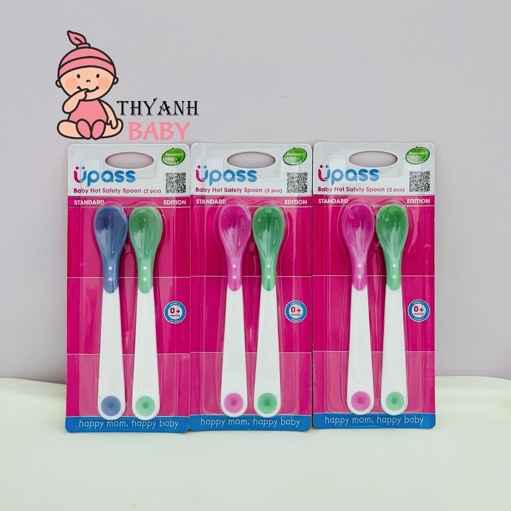 Thìa mềm báo nóng Kichilachi cho bé ăn dặm kèm hộp