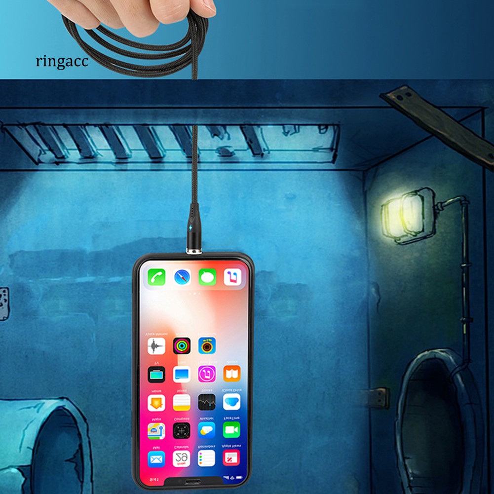 Dây cáp / Phích cắm sạc từ tính cổng Micro USB Type-C dài 1/2m dành cho điện thoại Ip