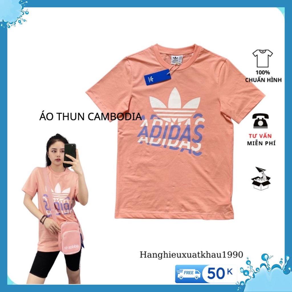 Áo thun Adidas nam Nữ , Áo phông unisex logo ngực dư xịn