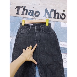 quần jean lưng cao rách kiểu
