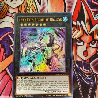 Thẻ bài Yugioh chính hãng | Odd-eyes Absolute Dragon | SDMP Ultra rare.