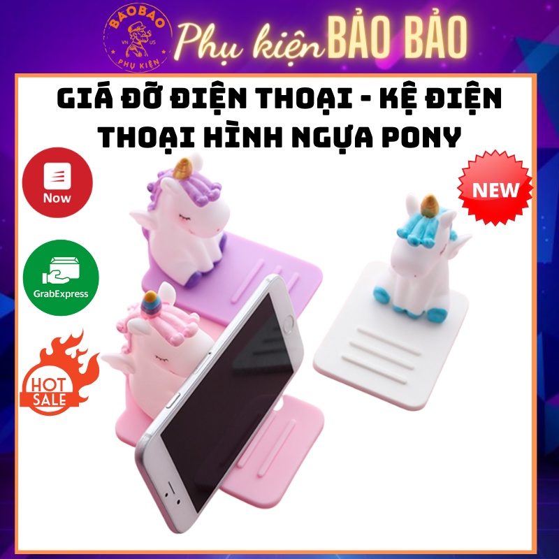 Giá đỡ điện thoại - Kệ điện thoại hình ngựa Pony