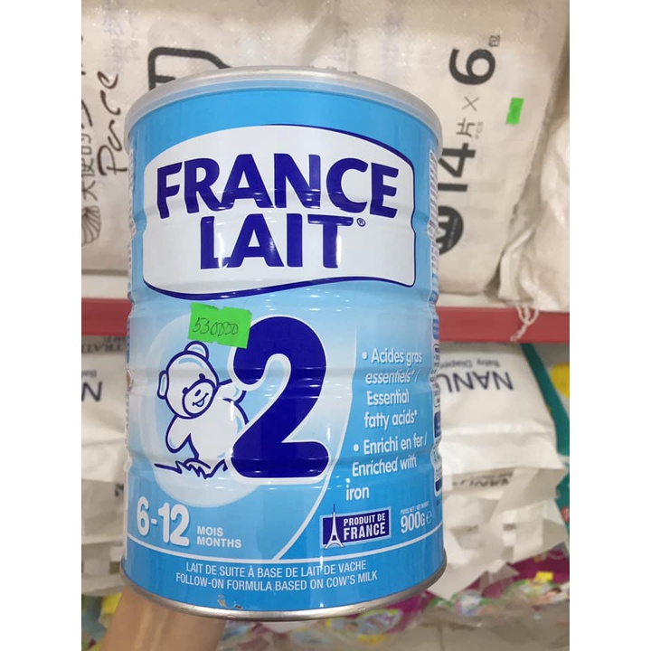 Sữa Bột France Lait số 2 loại 900g