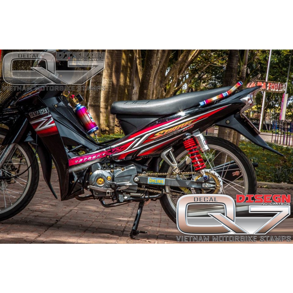 Tem Rời Sirius 110 đỏ đen