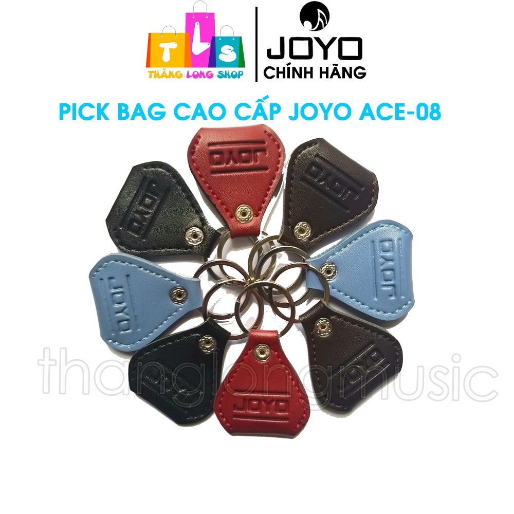 Móc Khóa Đựng Pick - Pick Keychain JOYO ACE08 Chất Liệu Da Thật Bền Đẹp