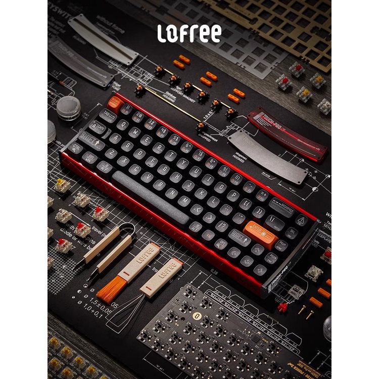 Bàn phím cơ không dây Touch Pro Lofree chính hãng đạt chất lượng chơi game, hotswap, DIY