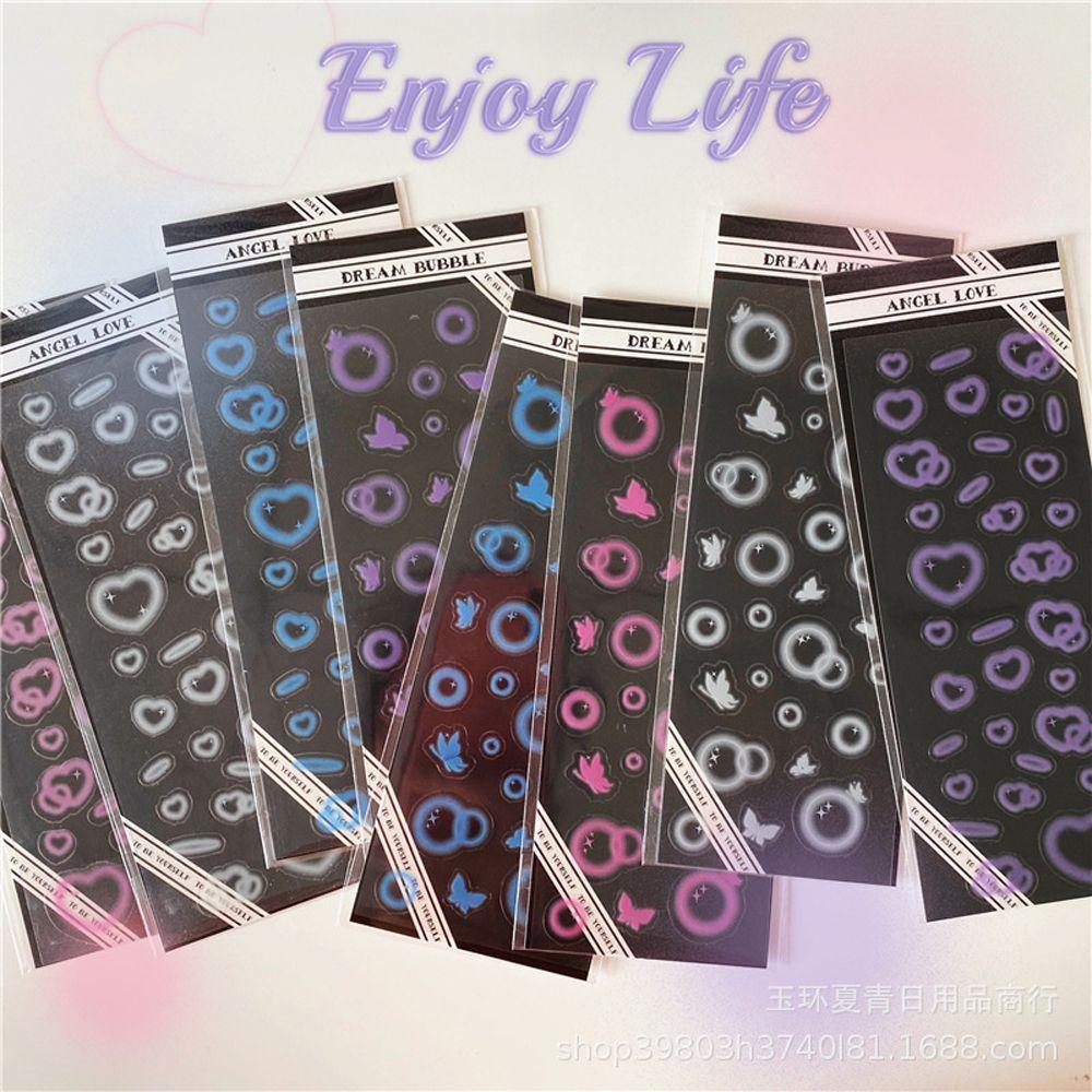 Sticker Dán Trang Trí Sổ Tay Hình Bướm DIY