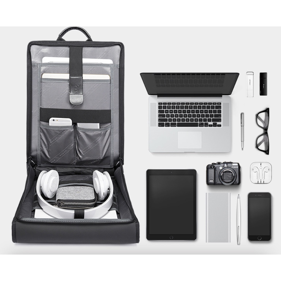 Balo laptop nam chống thấm nước cao cấp phong cách châu âu